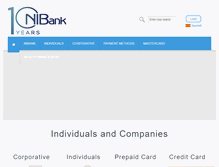 Tablet Screenshot of nibank.com